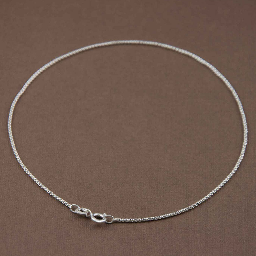 Simplicity Chain Silver Anklet