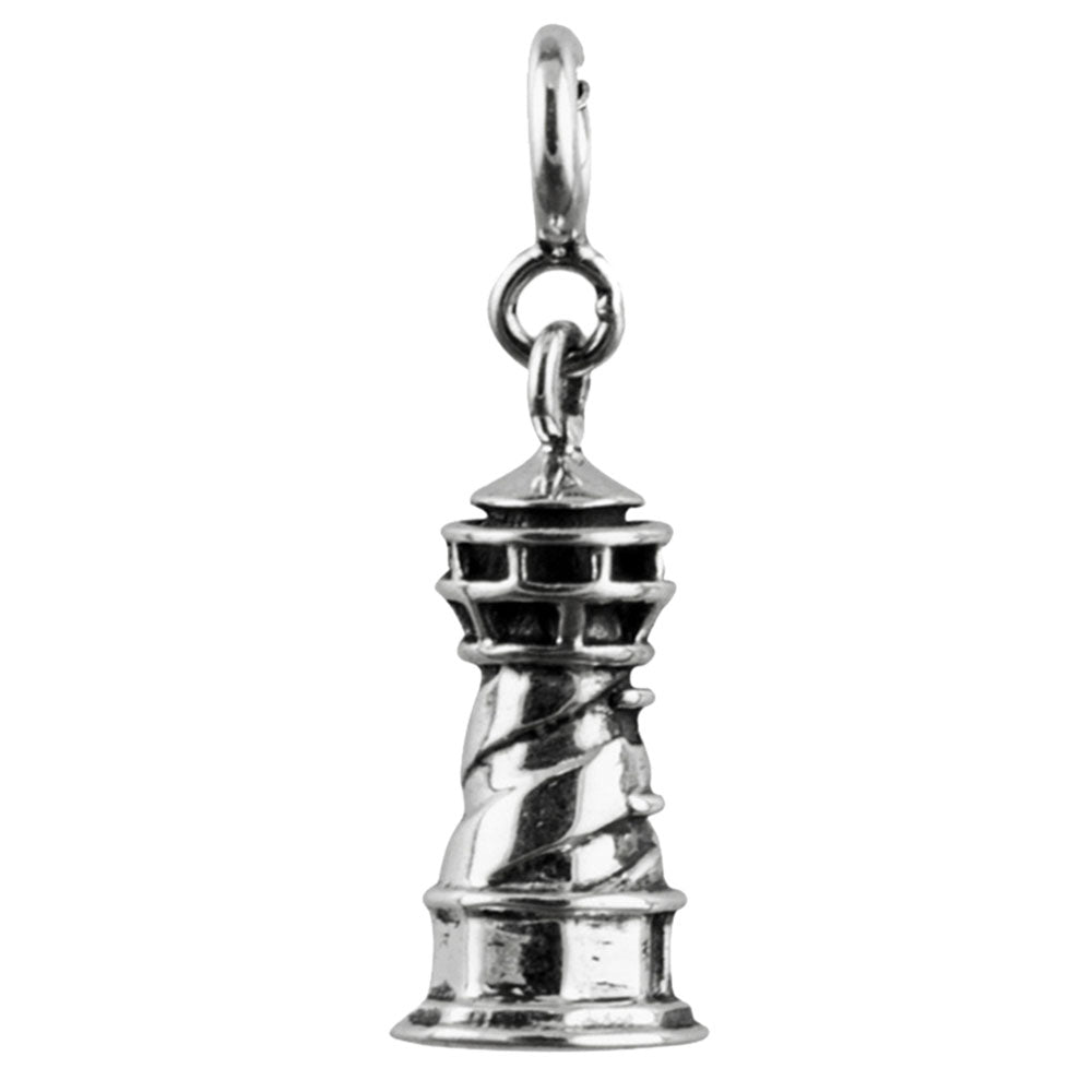 Find Your Way Back Lighthouse Silver Charm