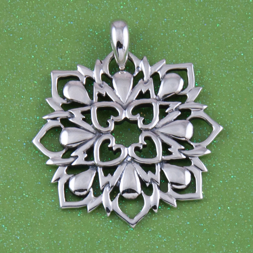Four Elements Silver Pendant