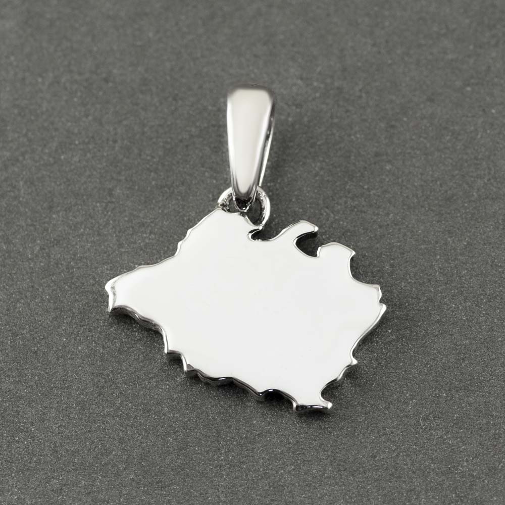 My Chandigarh State Silver Pendant