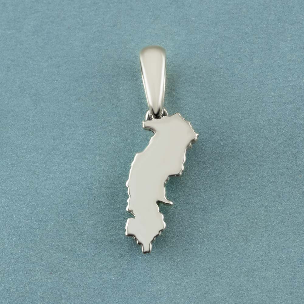 My Chattisgarh State Silver Pendant