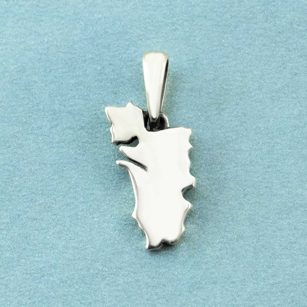 My Goa State Silver Pendant