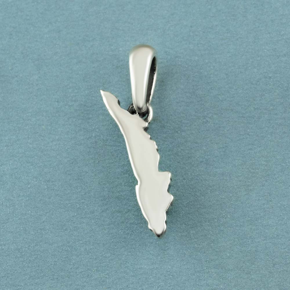 My Kerela State Silver Pendant