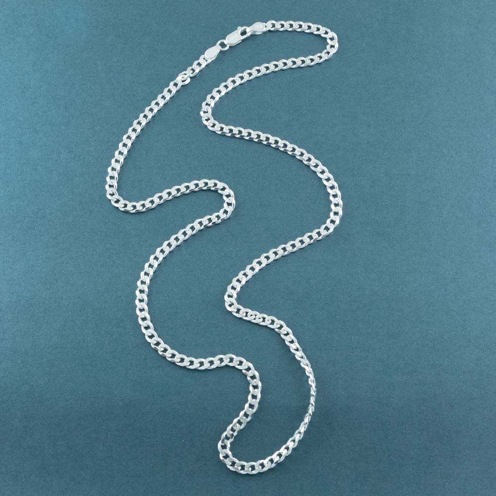 Silver Cable Chain Bold-24