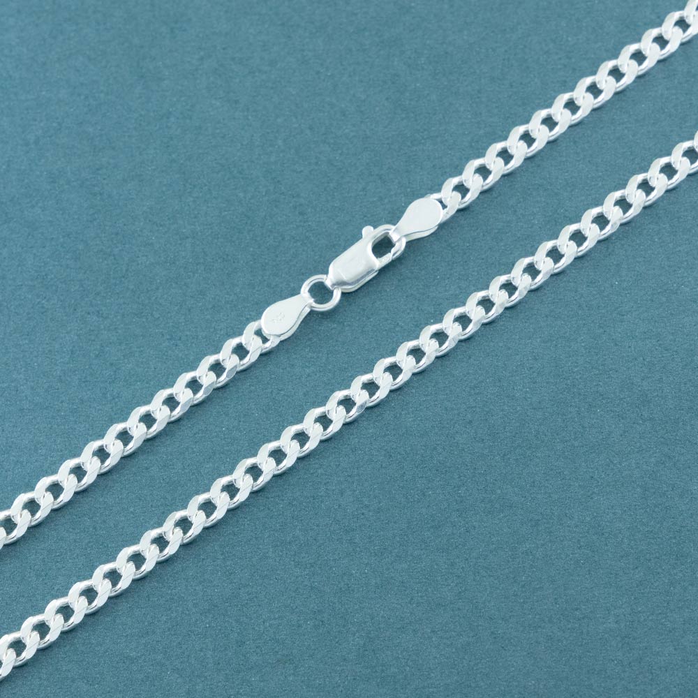 Silver Cable Chain Bold-24