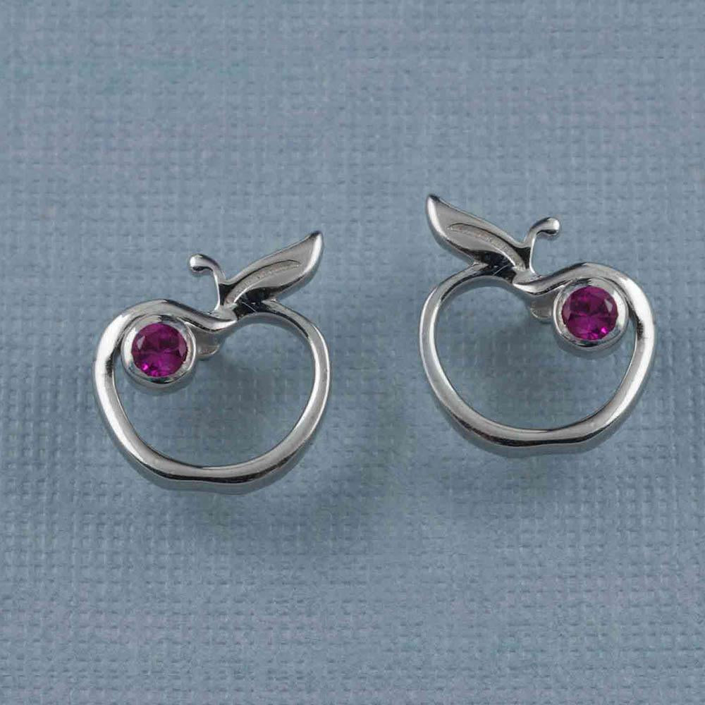 Fourseven An Apple A Day Stud Earrings E-365-PL-S Base-Image