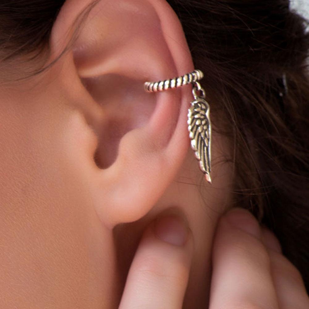 Fourseven Angel Wing Ear Cuff E-114-PL-S Base-Image