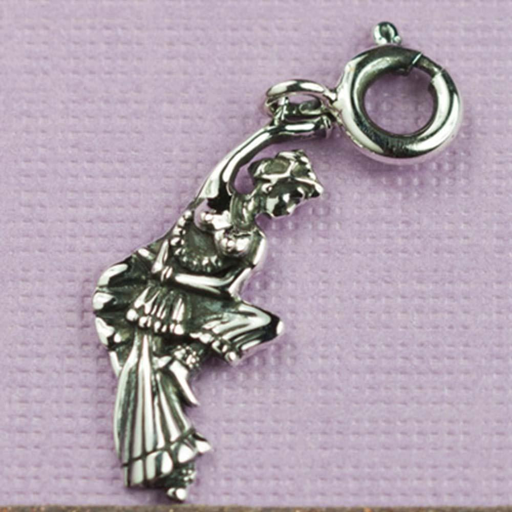 Fourseven Bharatnatyam Dancer Charm C-561-SI-S Base-Image