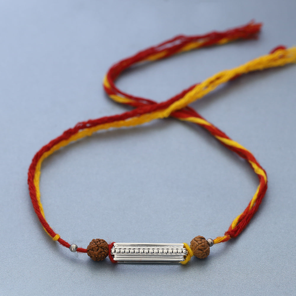 Deco Rava Silver Floating Pendant Moli Rakhi