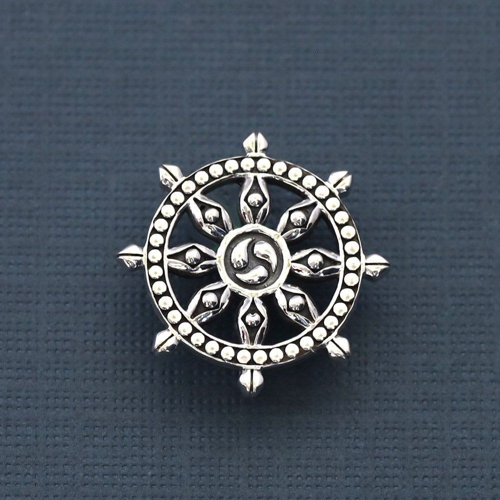 Silver Pendant Designs Dhamma Chakra Pendant Dharmachakra Pendant 2025