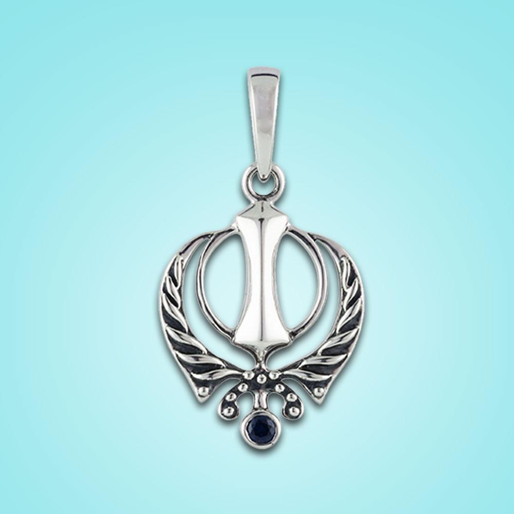 Fourseven Divine Knowledge Khanda Pendant N-176-SP-S Base-Image