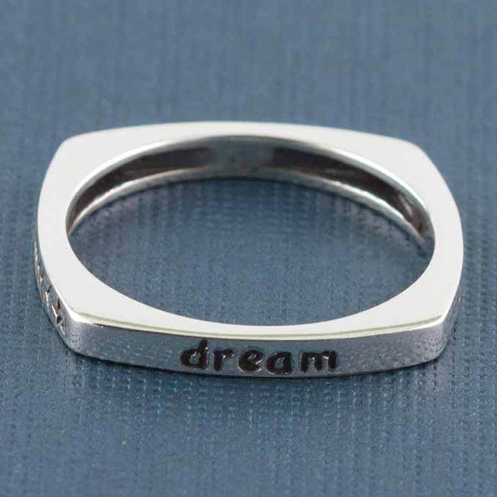 Fourseven Dream Believe Achieve Message Ring R-134-SP-S Base-Image
