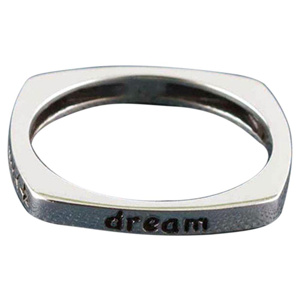 Fourseven Dream Believe Achieve Message Ring R-134-SP-S White-BG-Image