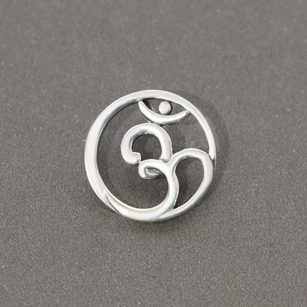 Eternal Om Silver Pendant