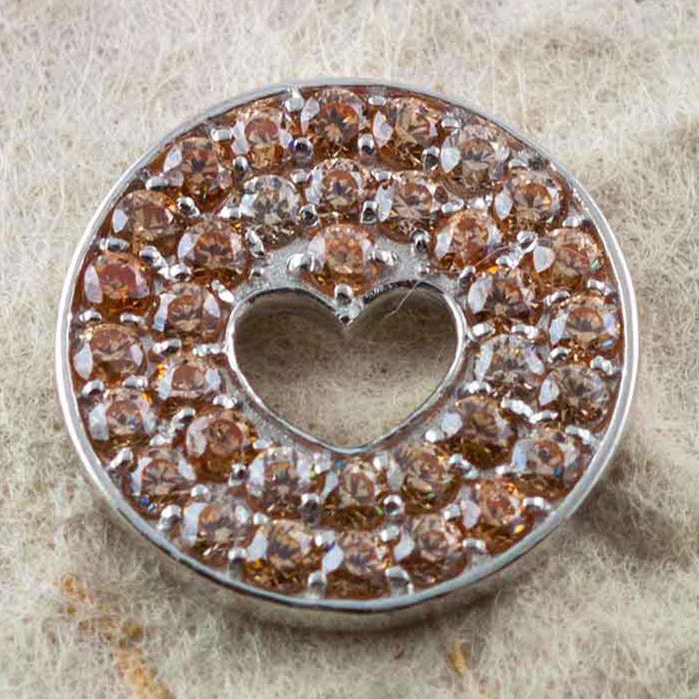 Floating Heart Silver Pendant - Main Image