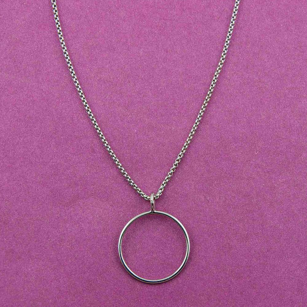 Fourseven Forever Charm Link Charmholder Necklace N-58-SI-S Base-Image