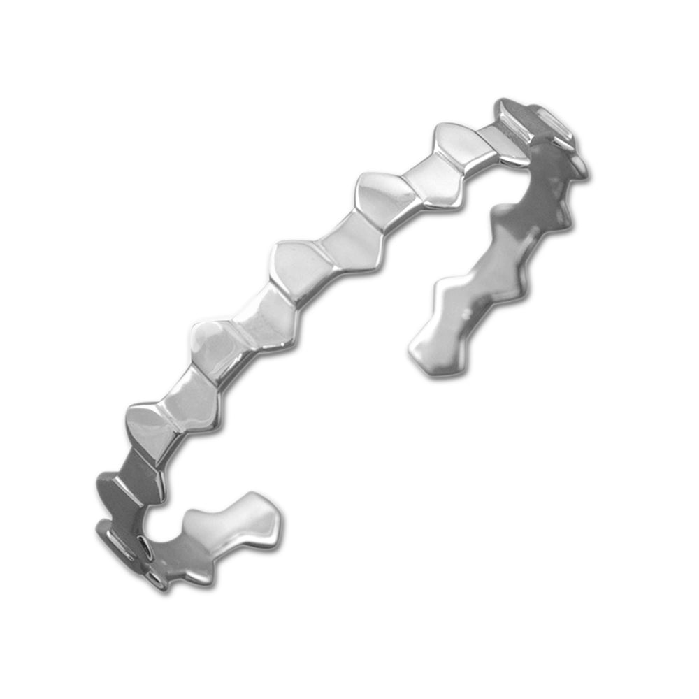 Fundamentals Silver Cuff Bangle