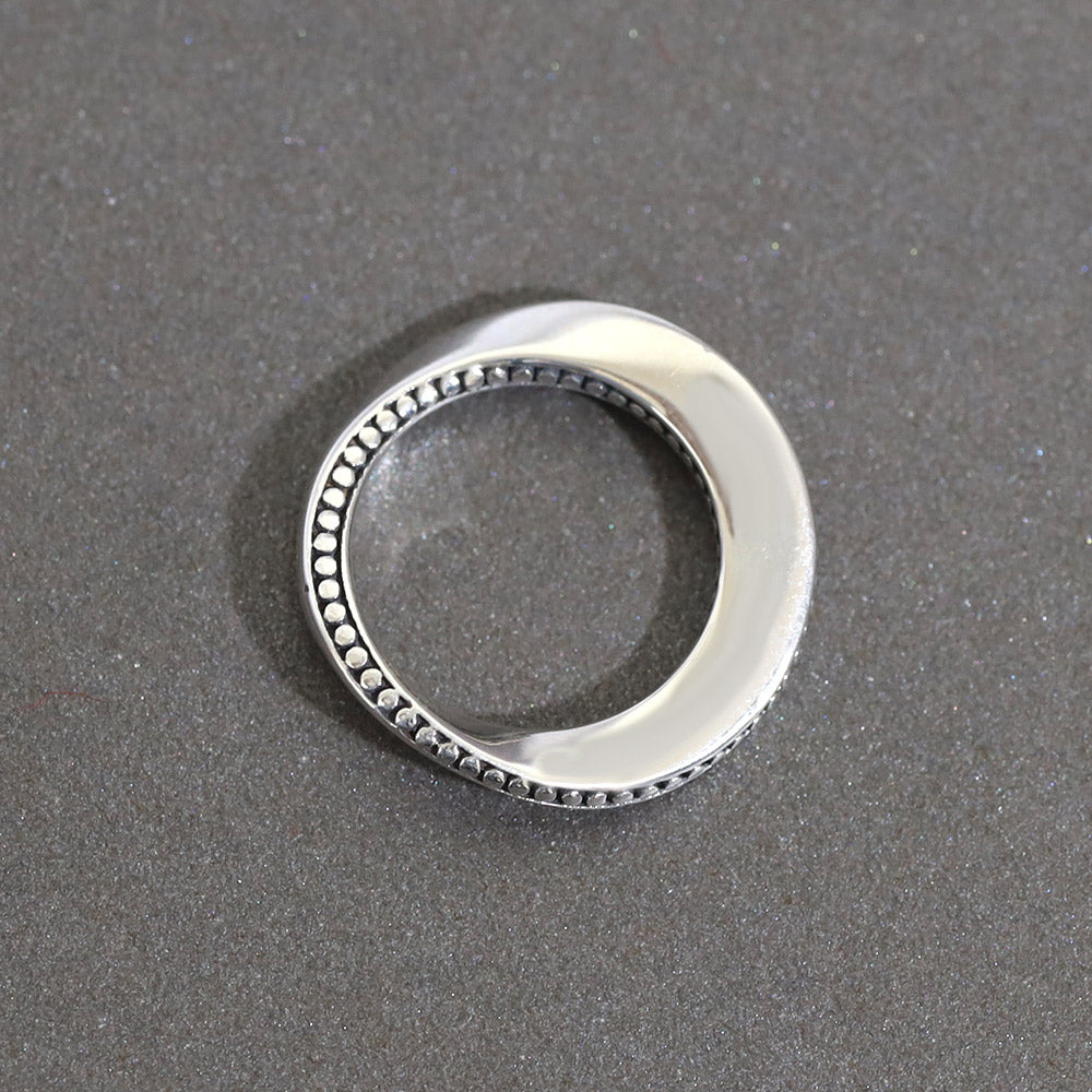 Infinite Destiny Mobius Strip Silver Floating Pendant