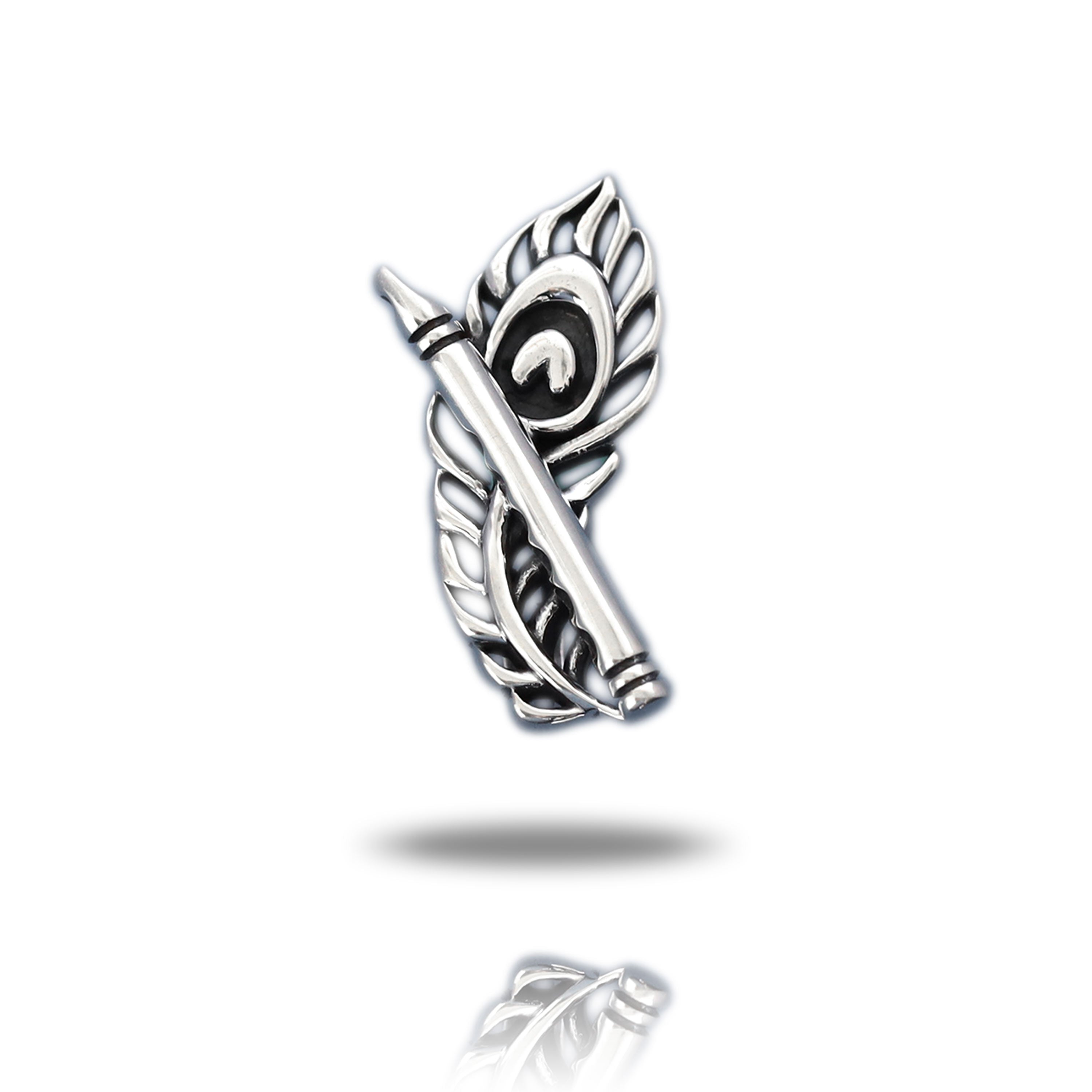 Krishna Murali Silver Pendant