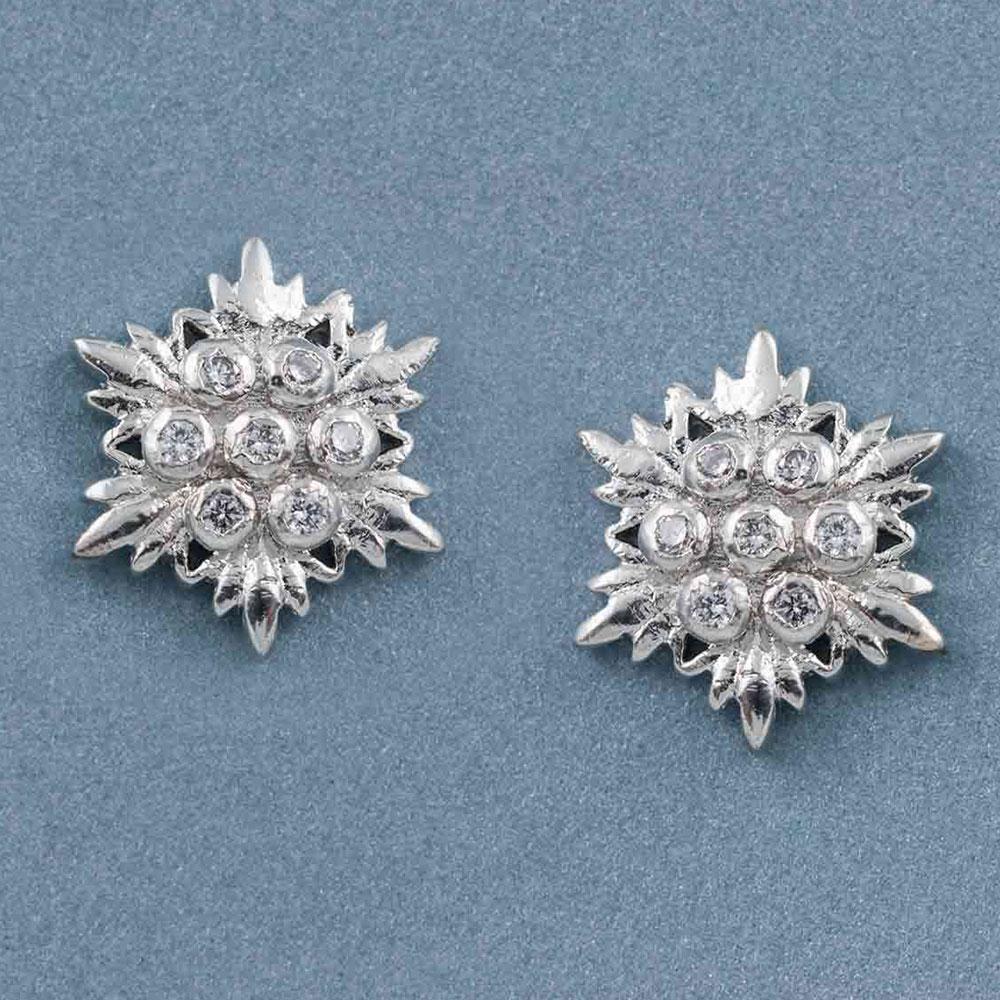 Fourseven Let It Snow Stud Earrings E-107-SI-S Base-Image