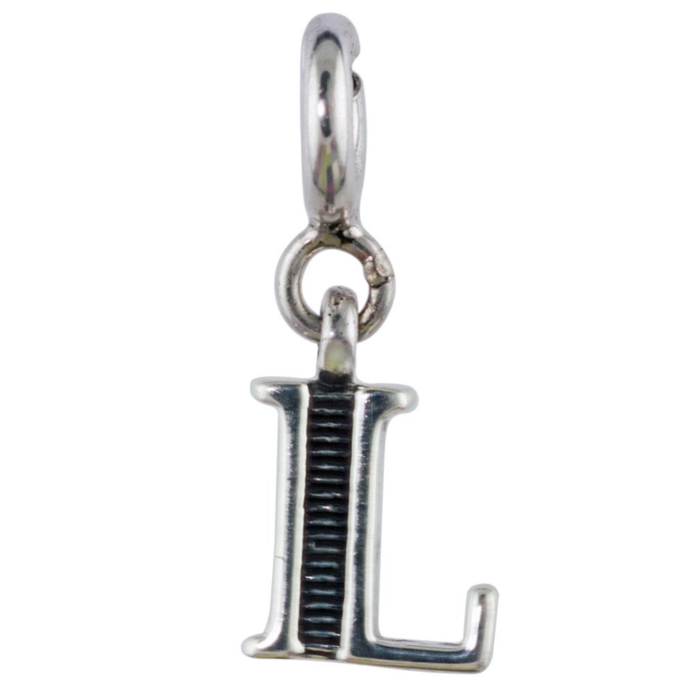 Choose Your English Alphabet Silver Charm