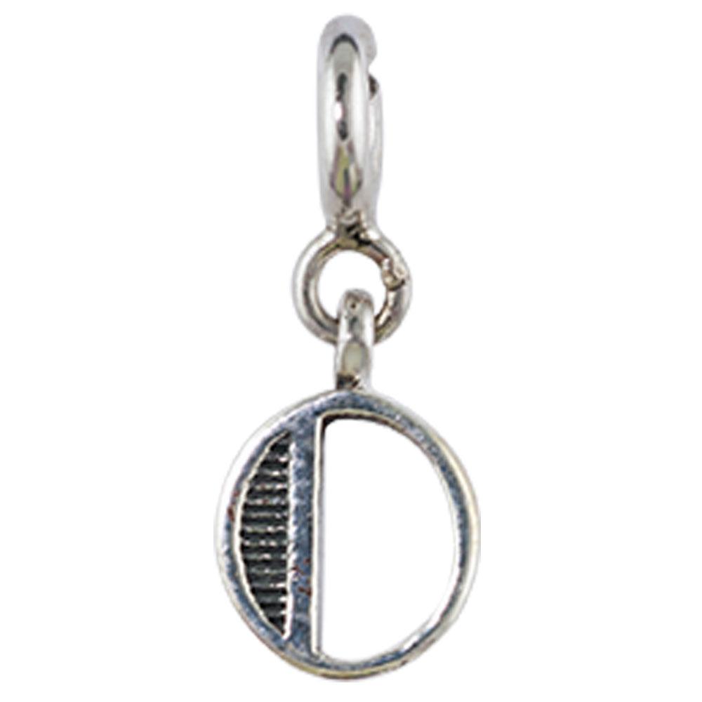 Fourseven Letter O Charm C-266-SI-S White-BG-Image