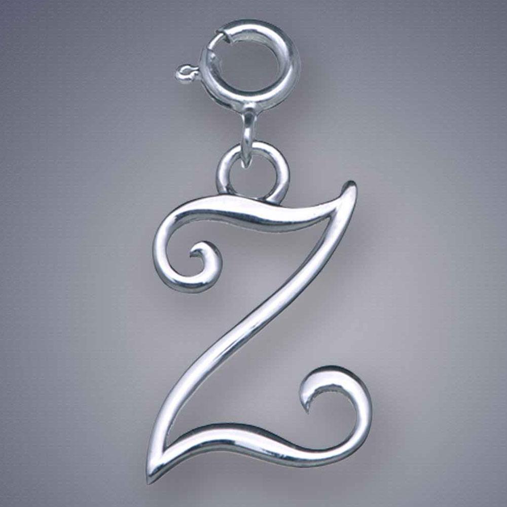 Fourseven Letter Z Pendant Charm C-225-SI-S Base-Image