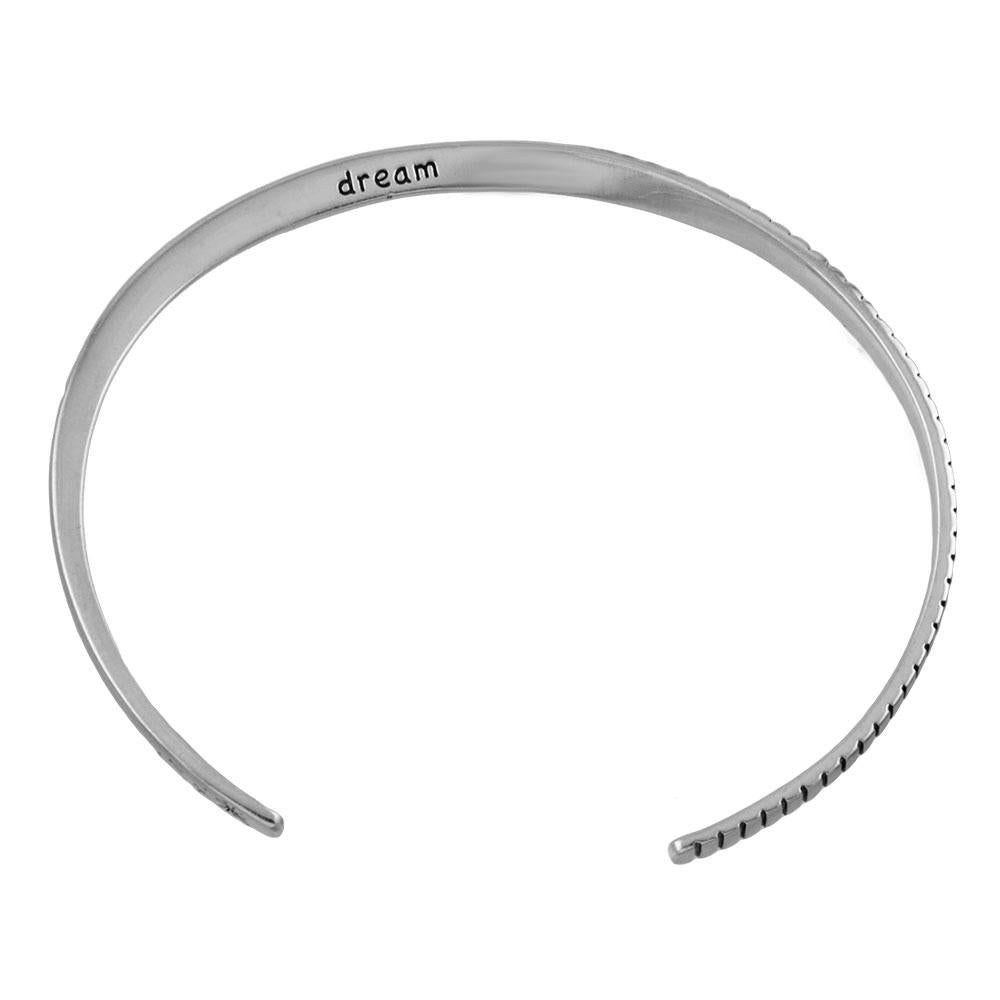 Fourseven Message Cuff Bracelet - Dream B-195-SP-S White-BG-Image
