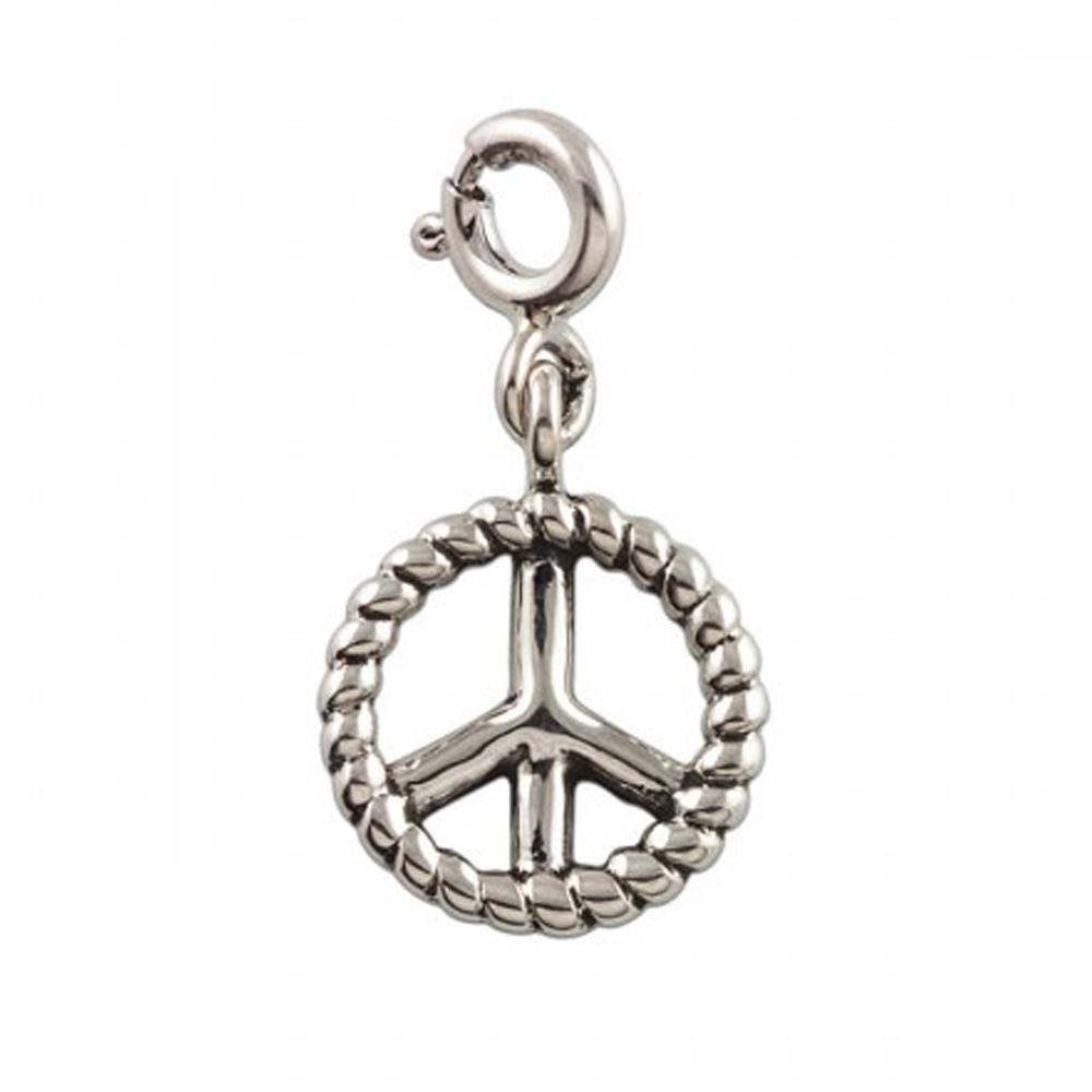 Fourseven Message of Peace Charm C-73-SI-S White-BG-Image