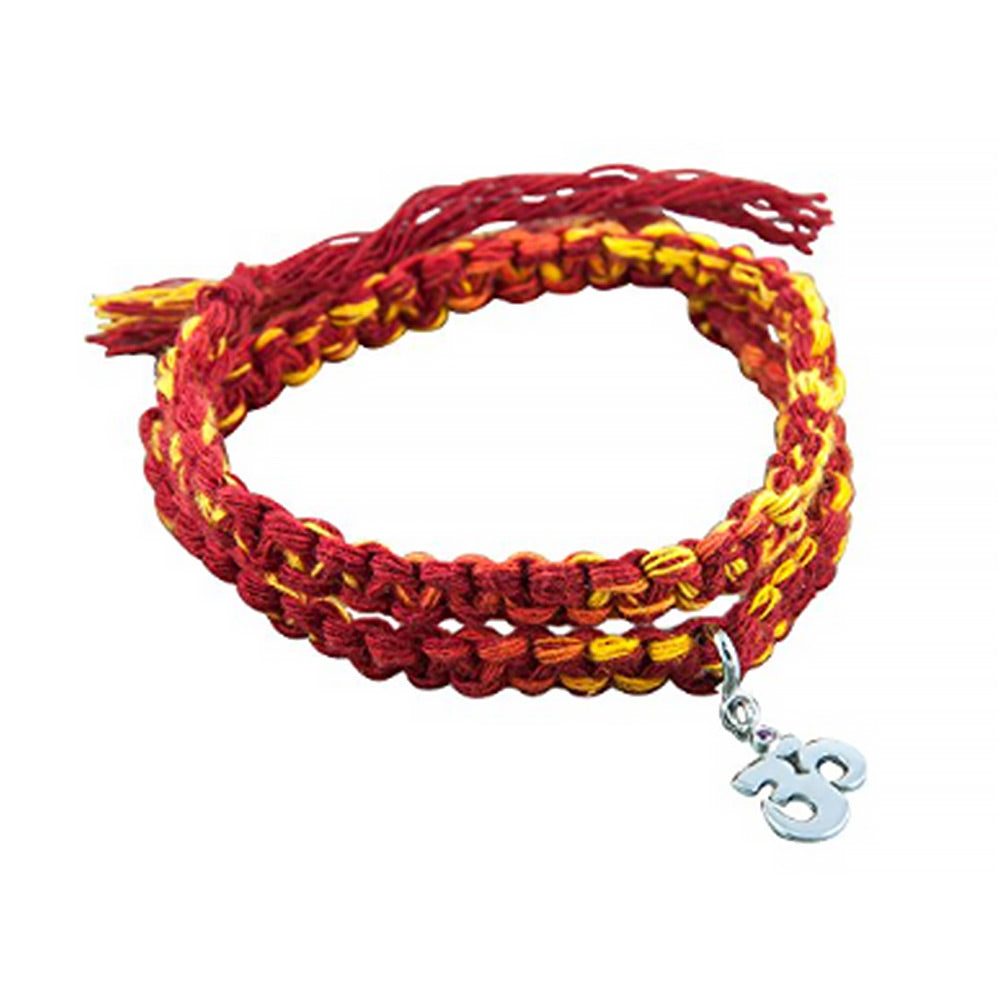 Om Silver Charm Moli Rakhi Bracelet