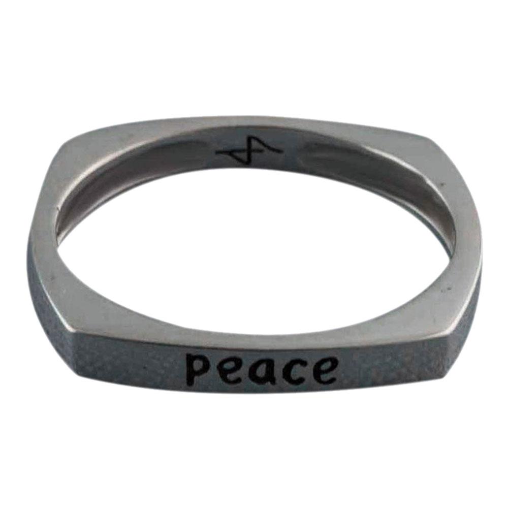 Fourseven Peace Message Ring R-154-SP-S White-BG-Image