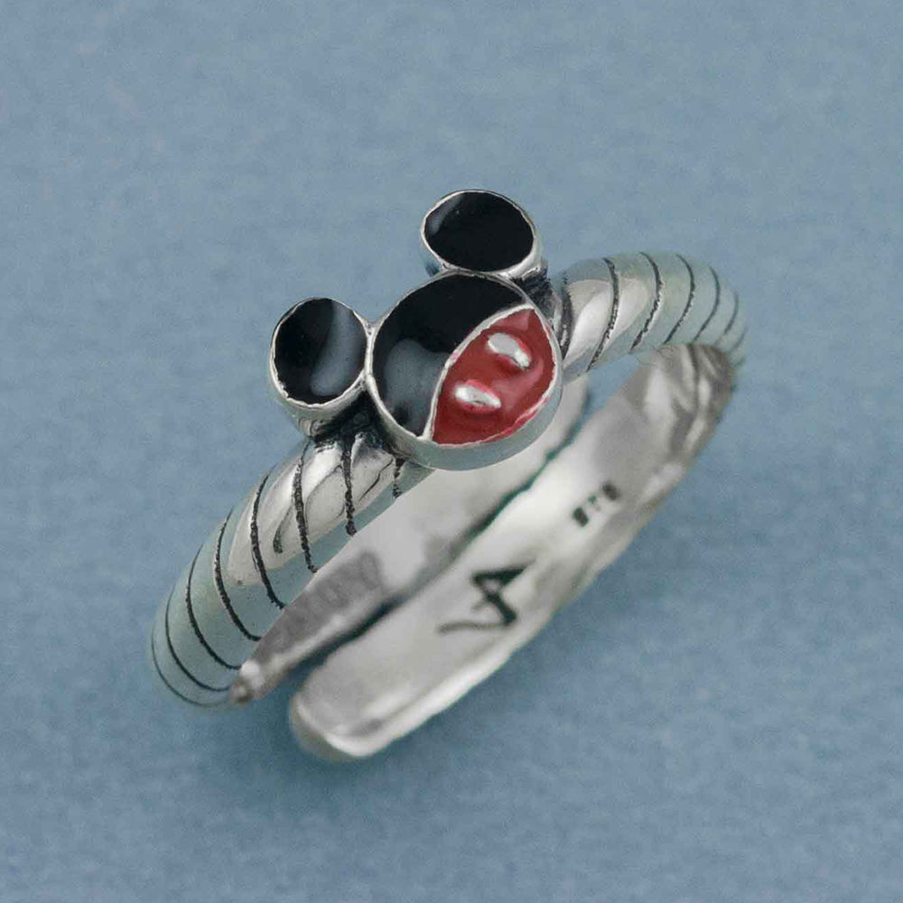Playful Ears Adjustable Silver Toe Ring