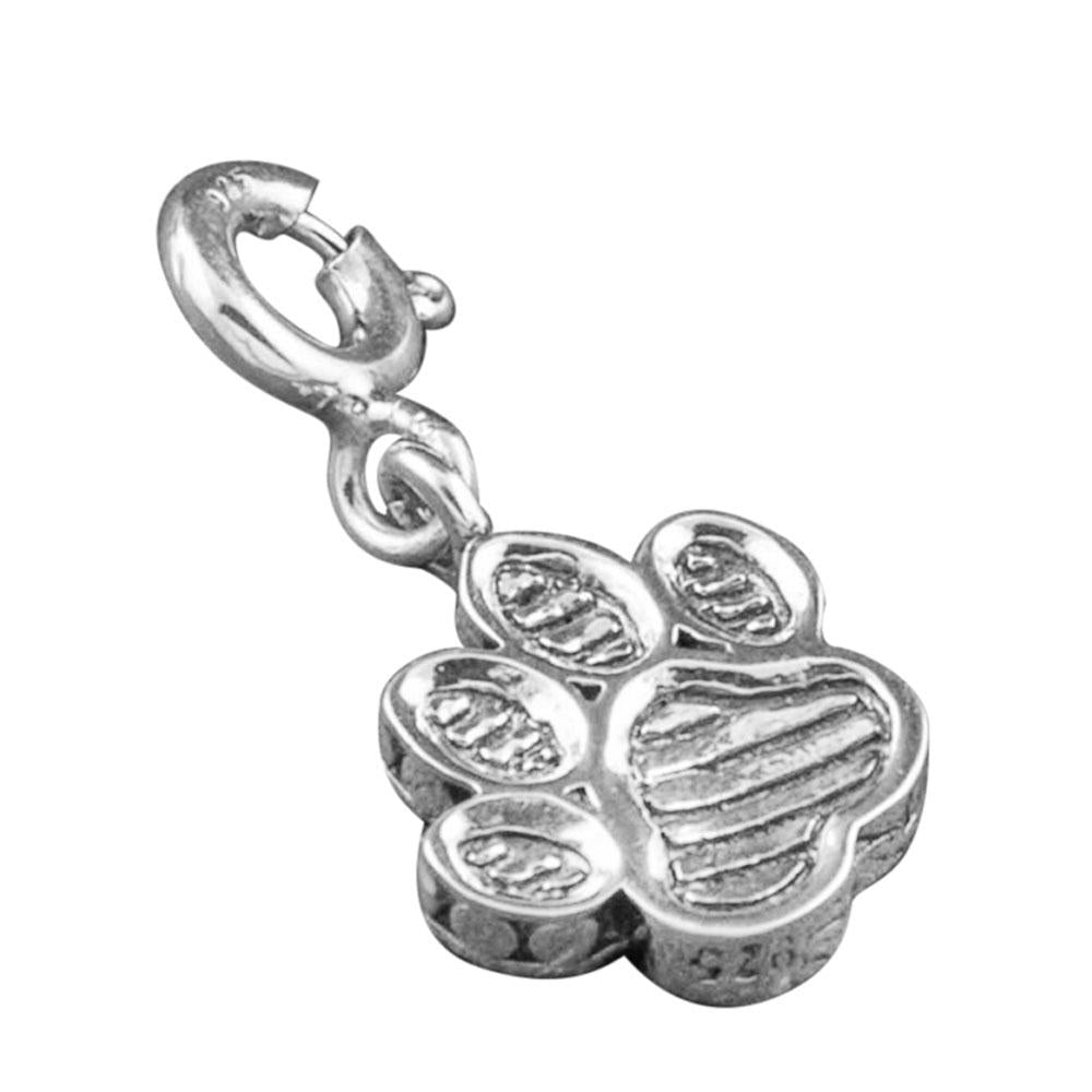 Fourseven Puppy Paw Charm C-798-EA-S White-BG-Image