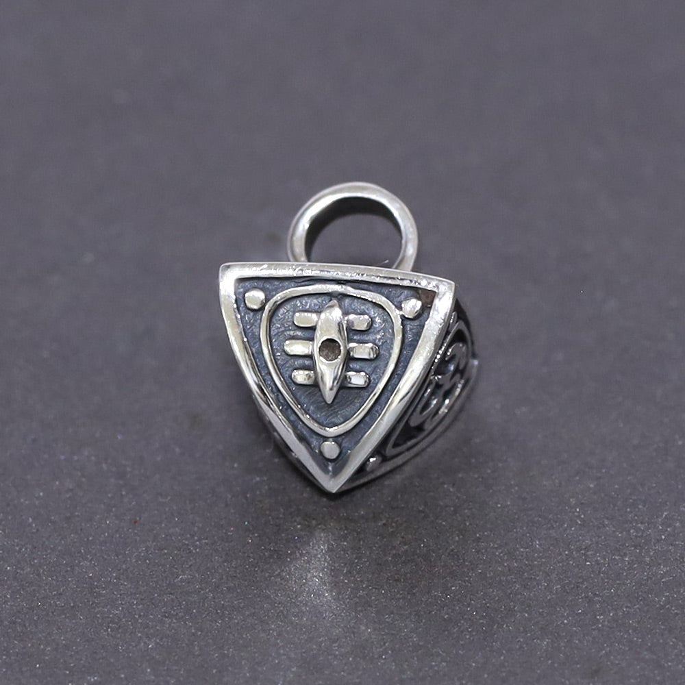Shiva Shakti Pyramid Silver Pendant