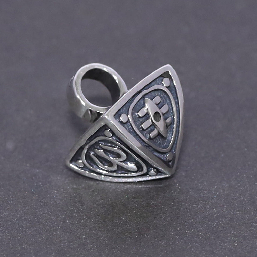 Shiva Shakti Pyramid Silver Pendant Moli Rakhi Bracelet