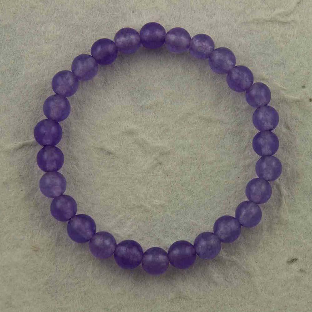 Fourseven Small Onyx Bead Bracelet in Lavender B-183-SI-LAV Base-Image