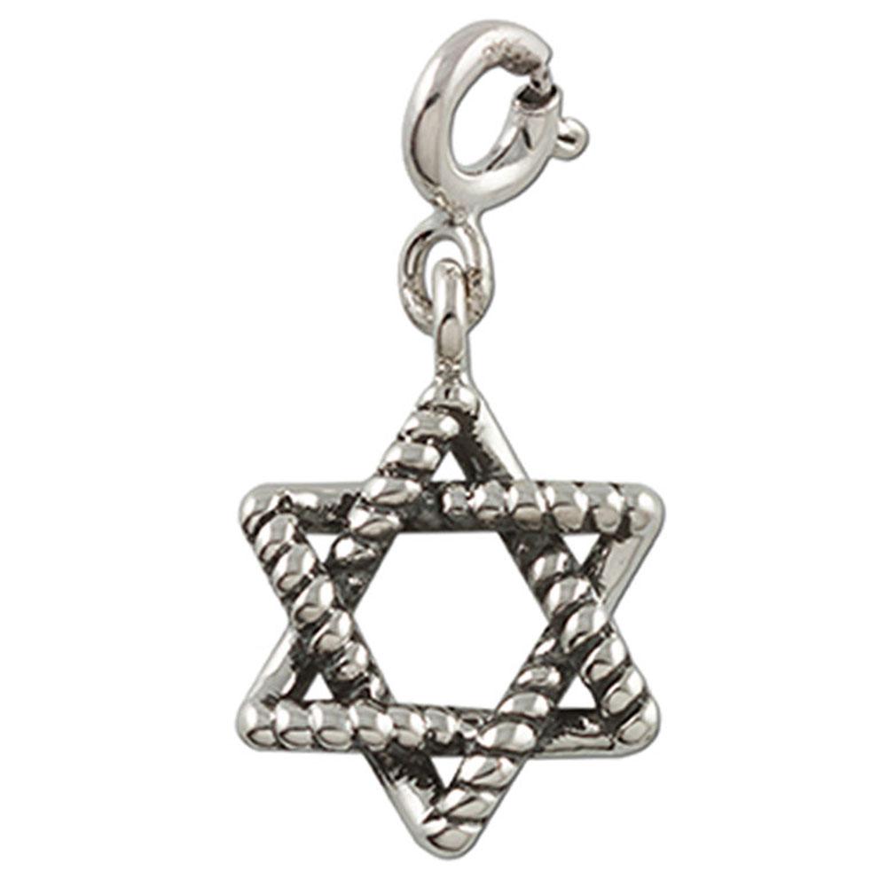 Fourseven Star of David Charm C-74-SP-S White-BG-Image