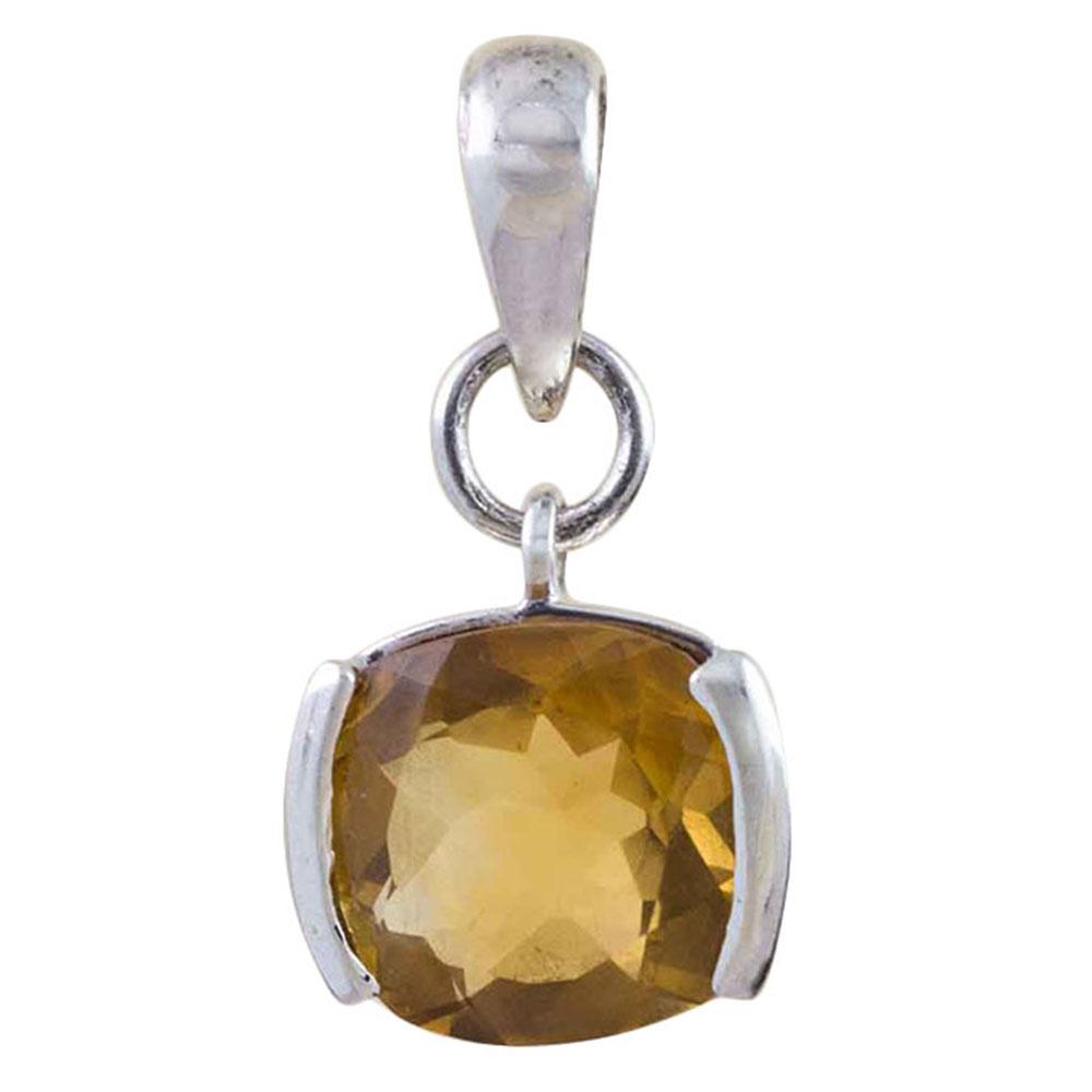 Fourseven Succeed Spirit Stone Pendant with Citrine N-233-SP-S White-BG-Image