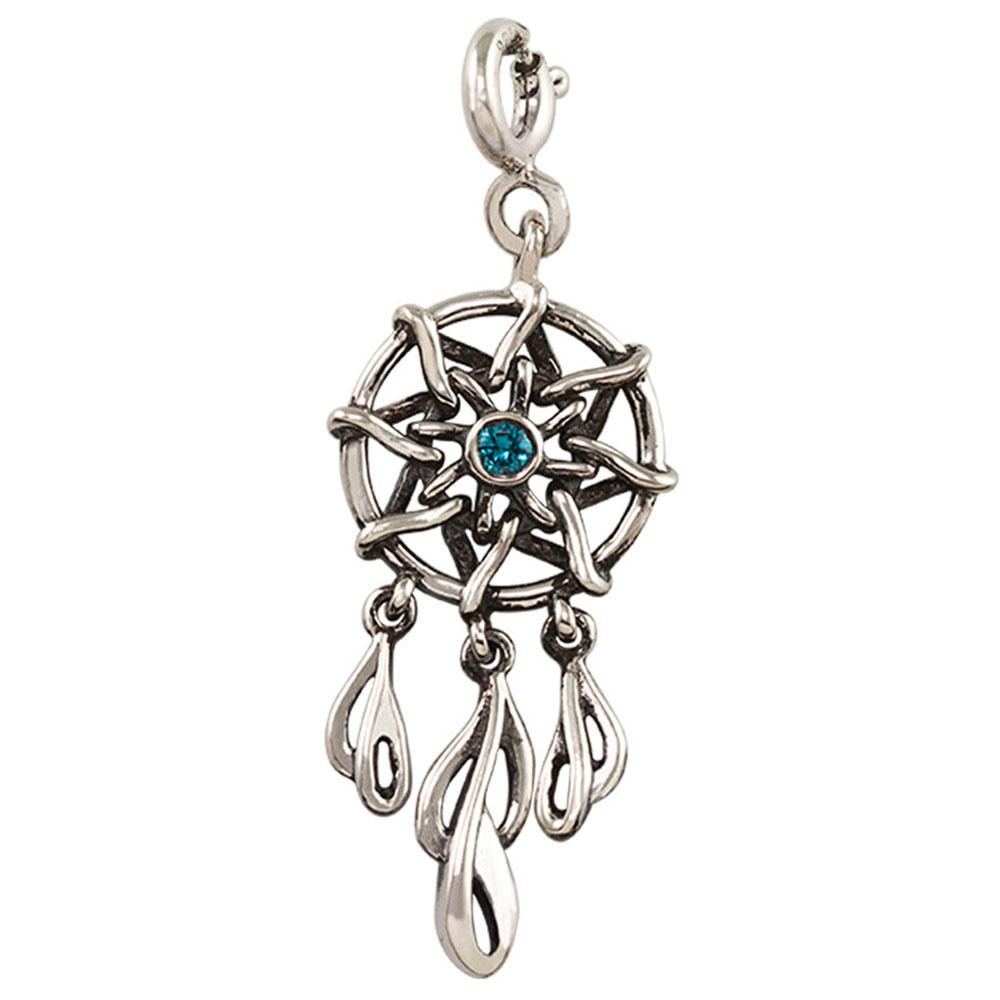 Fourseven Sweet Dreams Dreamcatcher Charm C-749-SP-S White-BG-Image