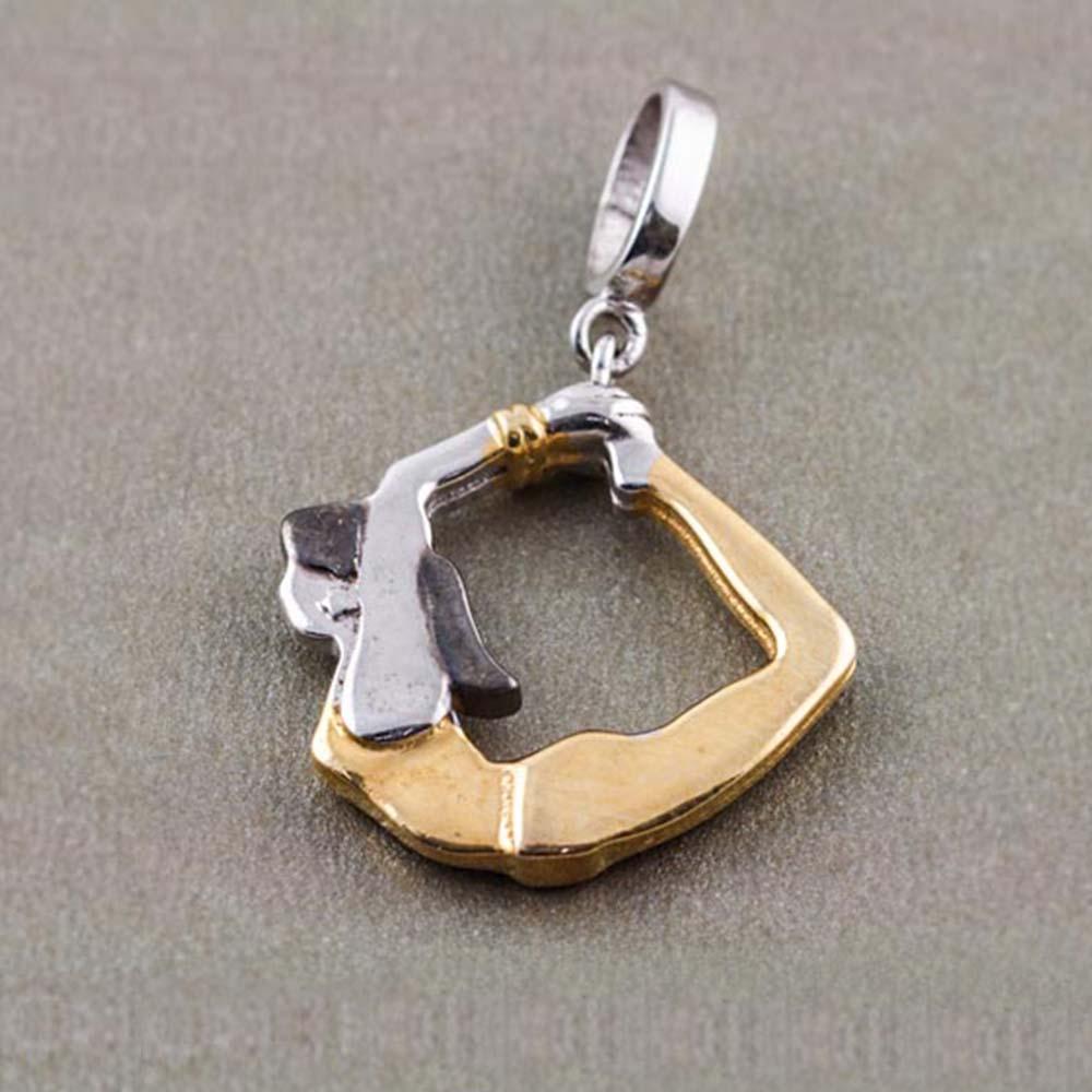 Fourseven Yoga Bow Elegance Pendant N-103-SP-G Base-Image