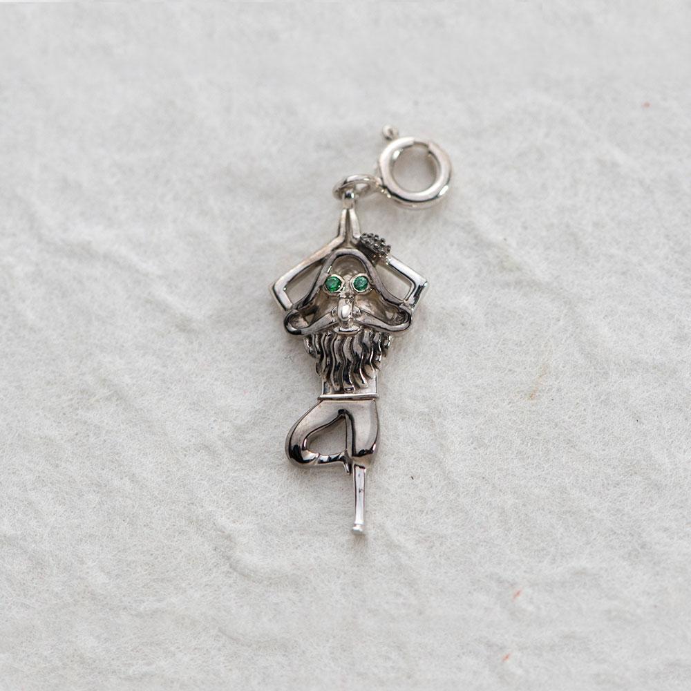 Fourseven Yogi Tree Pose Charm C-326-PL-S Base-Image