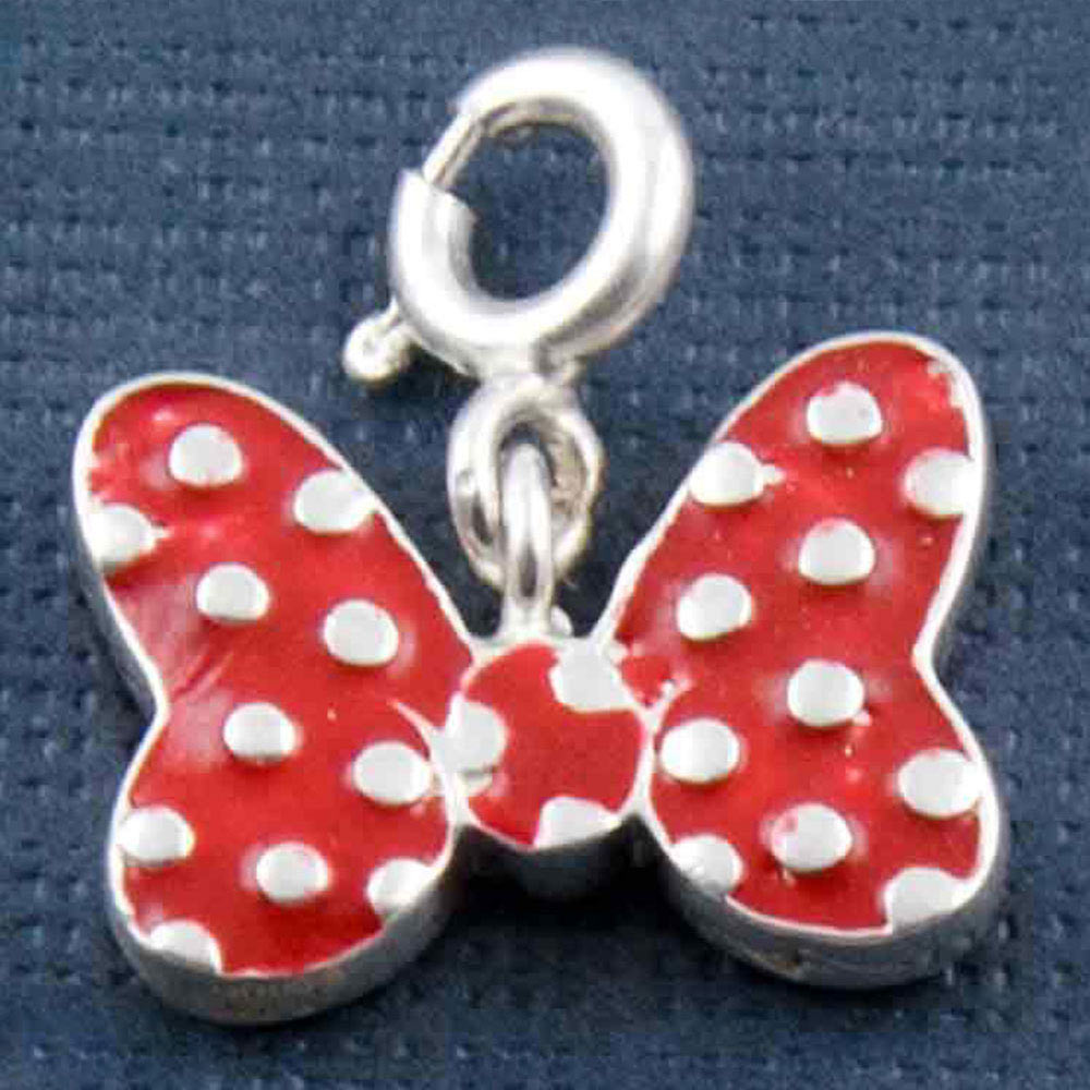 Iconic Bow Silver Charm