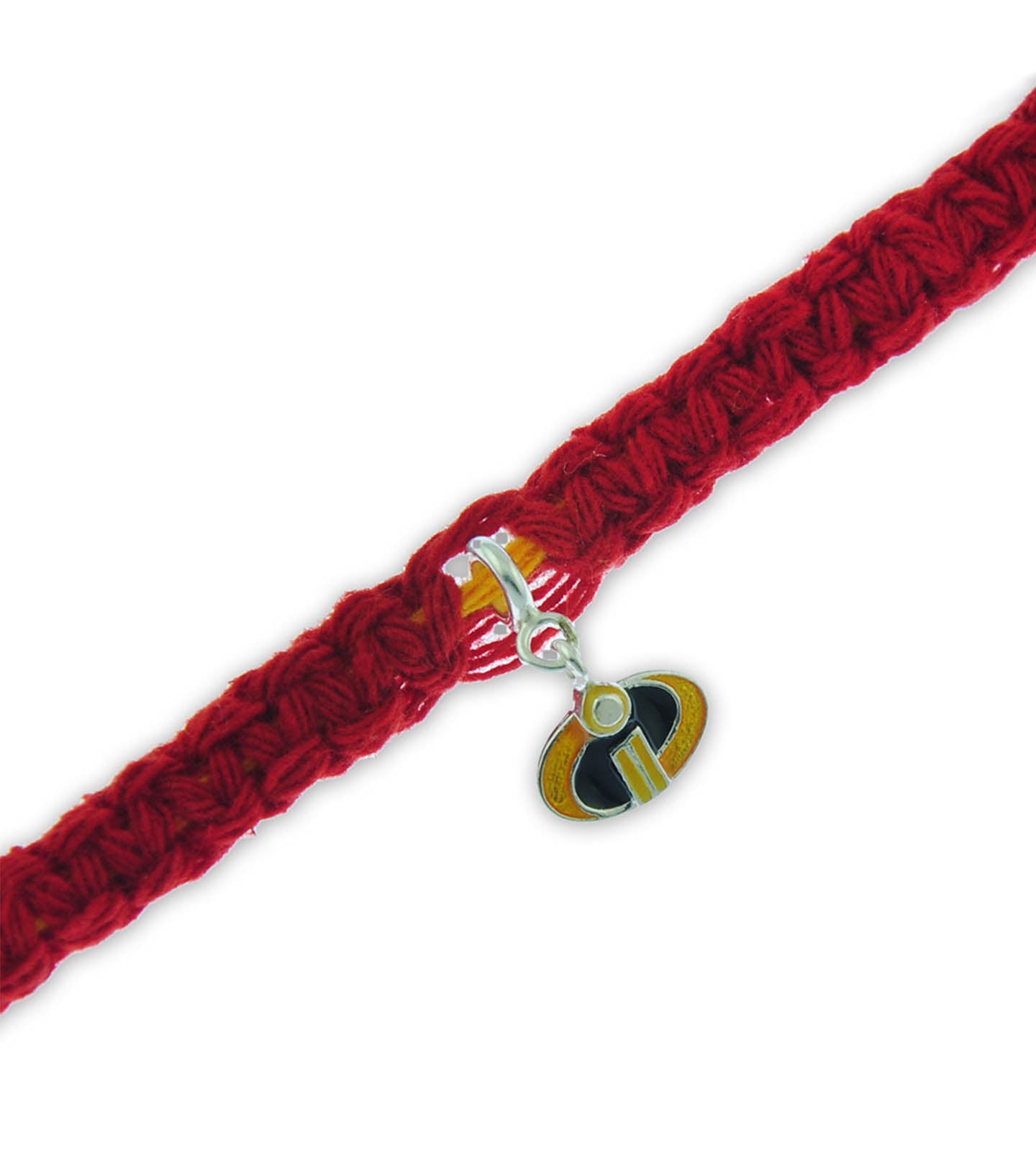 Incredible Silver Charm Adjustable Moli Rakhi Bracelet