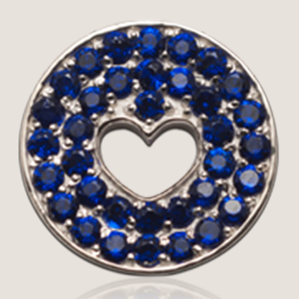 Floating Heart Silver Pendant
