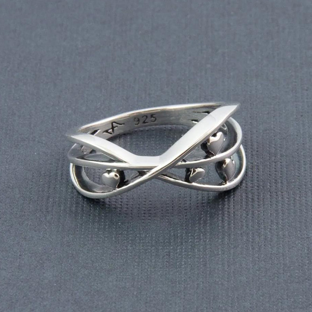 Budding Love Silver Ring
