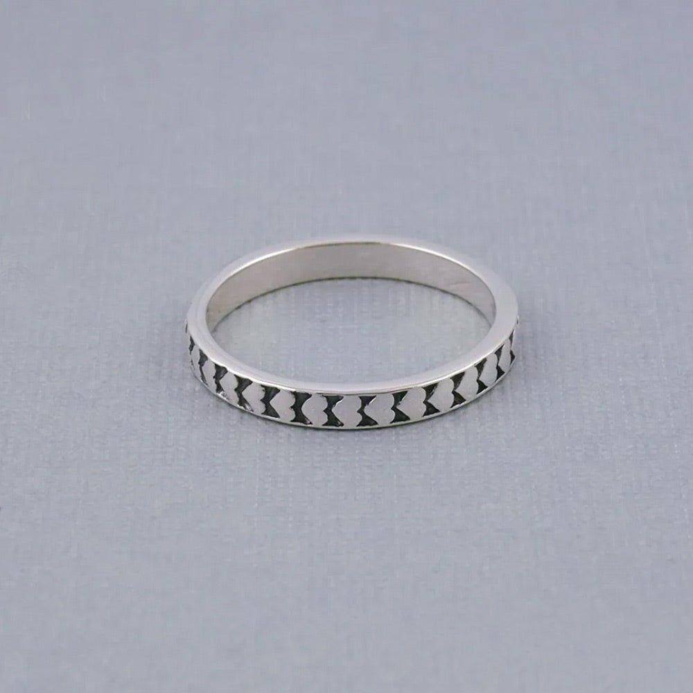 Rawa Heart Silver Band Ring
