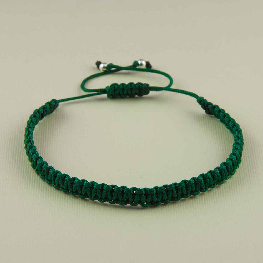Good Luck Clover Silver Charm with Simply Charming Friendship Charmholder Bracelet