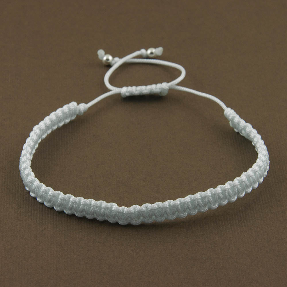 Good Luck Clover Silver Charm with Simply Charming Friendship Charmholder Bracelet