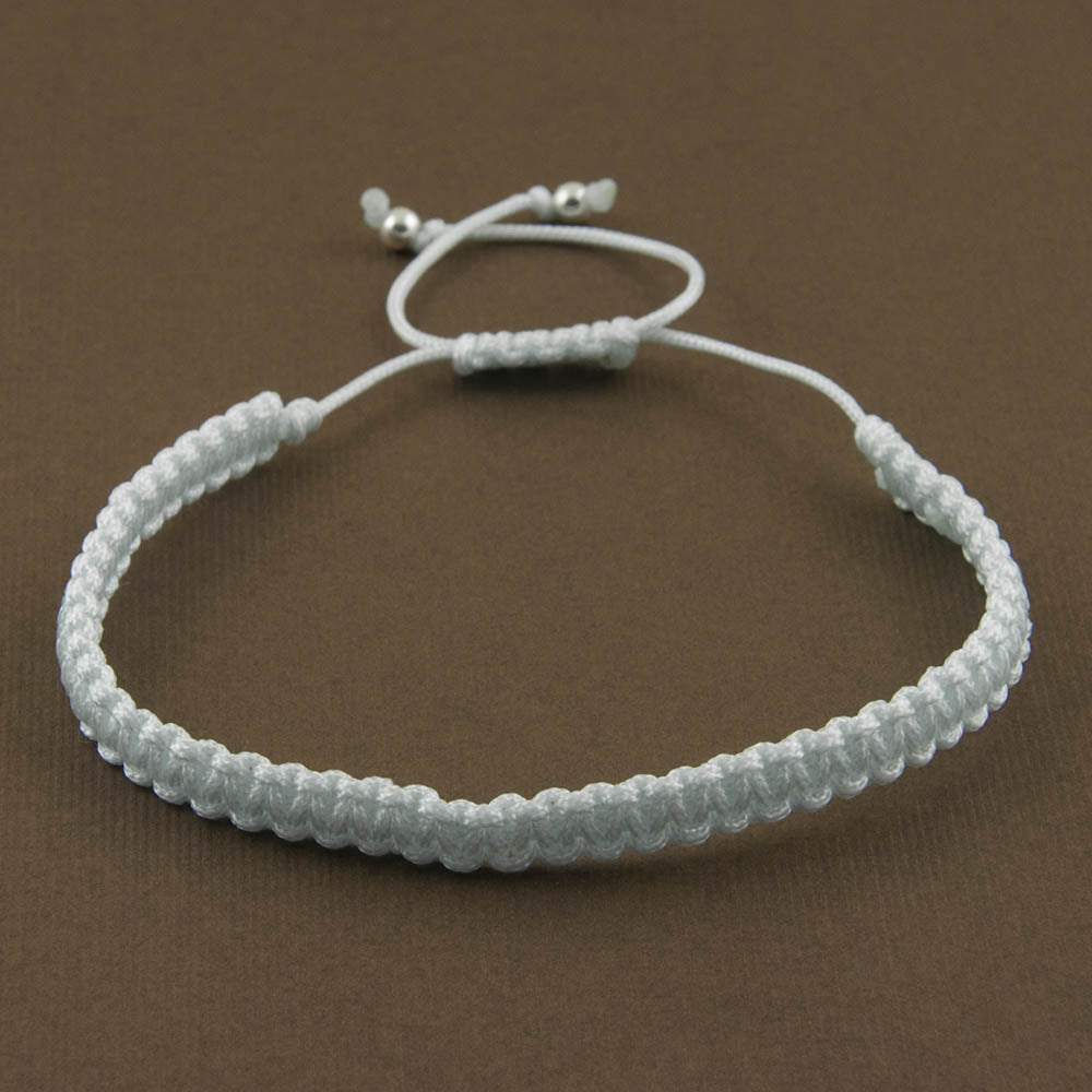 Good Luck Clover Silver Charm with Simply Charming Friendship Charmholder Bracelet