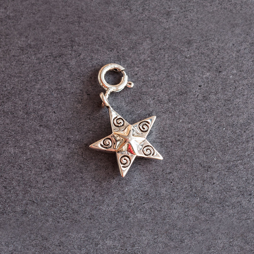Starry Starry Night Silver Charm